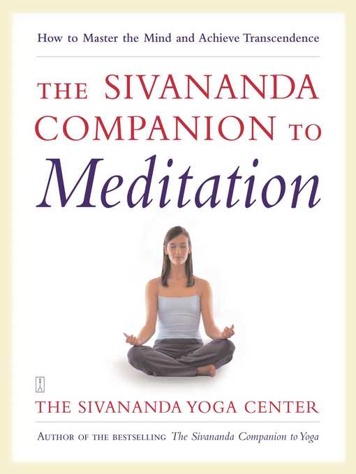 Cover image for The Sivananda Companion to Meditation